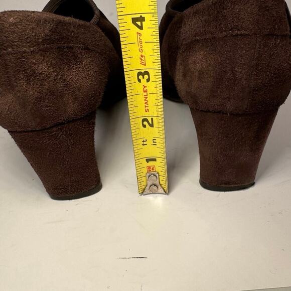 Stuart Weitzman Ankle Boots Suede Brown Women Size 6.5 - Picture 3 of 8